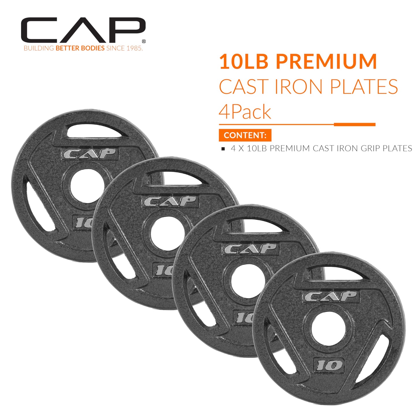 CAP Barbell 2-Inch Olympic Grip Weight Plate | Multiple Options