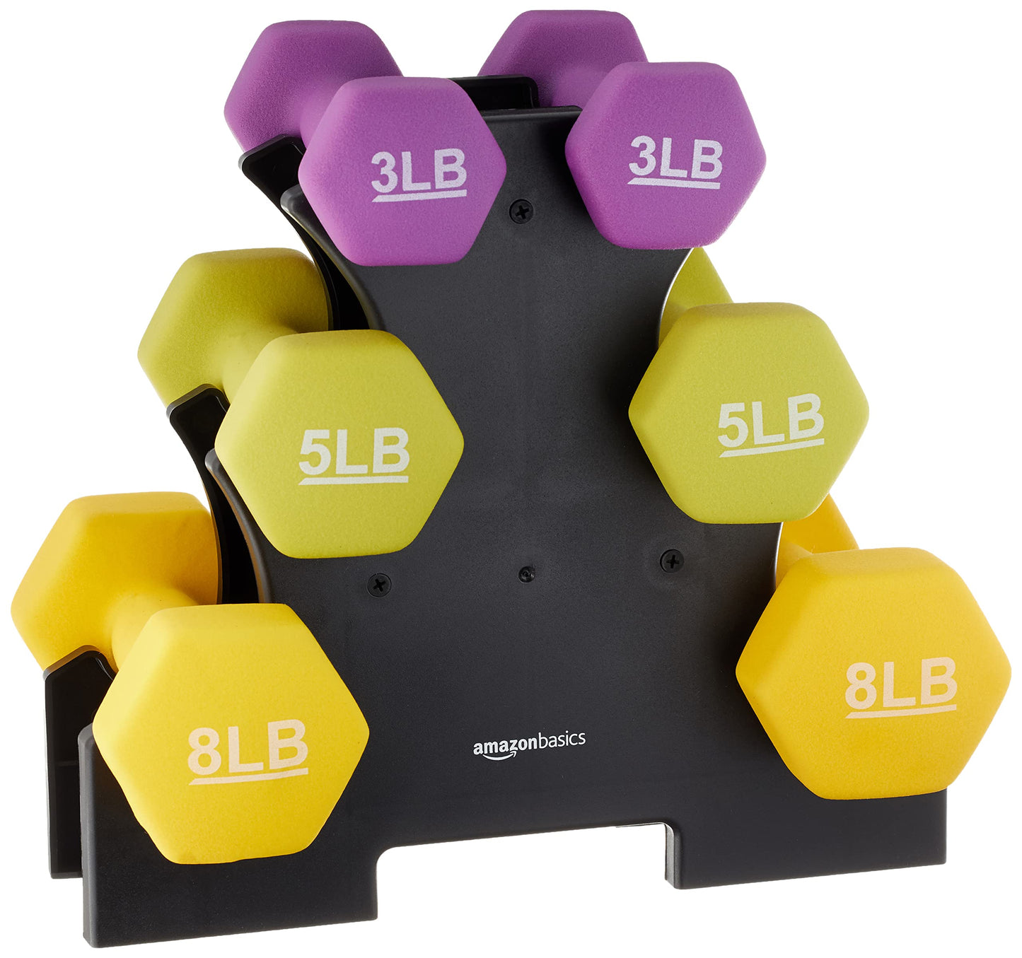 Amazon Basics Neoprene Dumbbell Hand Weights